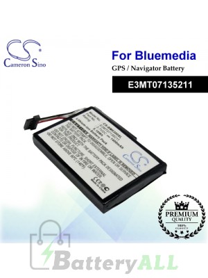 CS-BM6300SL For BlueMedia GPS Battery Model E3MT07135211