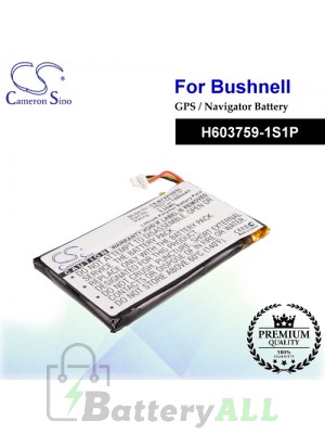 CS-BYX8350SL For Bushnell GPS Battery Model H603759-1S1P