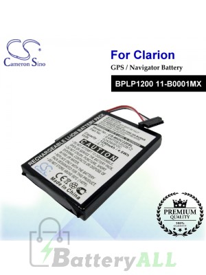 CS-MIOC220SL For CLARION GPS Battery Model BPLP1200 11-B0001MX