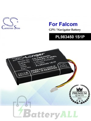 CS-FMB200SL For Falcom GPS Battery Model PL983450 1S1P
