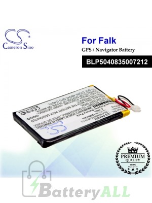 CS-FKF8SL For Falk GPS Battery Model BLP5040835007212