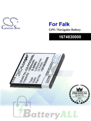 CS-FKX320SL For Falk GPS Battery Model 1674830000
