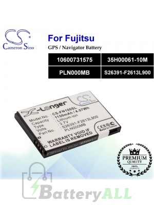 CS-FN100SL For Fujitsu GPS Battery Model 10600731575 / 35H00061-10M / PLN000MB / S26391-F2613L900