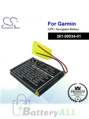 CS-GFN405SL For Garmin GPS Battery Model 361-00034-01