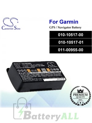 CS-GM296SL For Garmin GPS Battery Model 010-10517-00 / 010-10517-01 / 011-00955-00