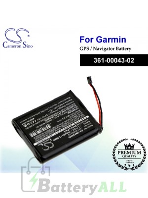 CS-GMA300SL For Garmin GPS Battery Model 361-00043-02