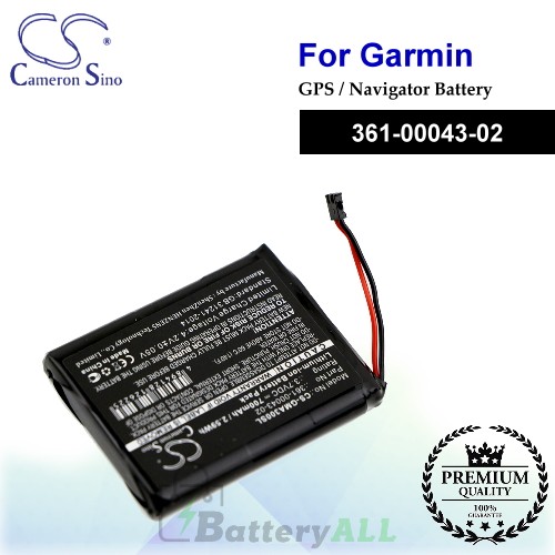 CS-GMA300SL For Garmin GPS Battery Model 361-00043-02