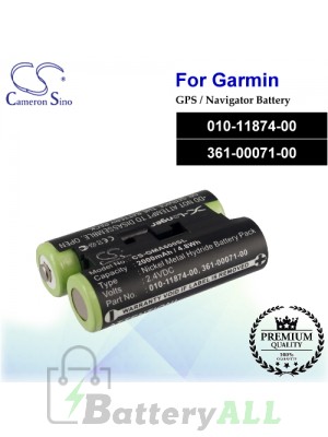 CS-GMA600SL For Garmin GPS Battery Model 010-11874-00 / 361-00071-00