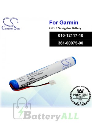 CS-GMW117SL For Garmin GPS Battery Model 010-12117-10 / 361-00075-00