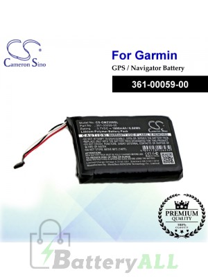 CS-GMZ350SL For Garmin GPS Battery Model 361-00059-00