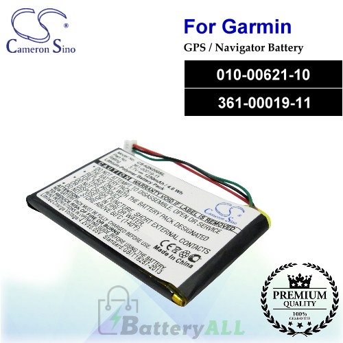 CS-IQN200SL For Garmin GPS Battery Model 010-00621-10 / 361-00019-11