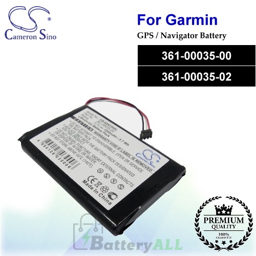 CS-IQN230SL For Garmin GPS Battery Model 361-00035-00 / 361-00035-02