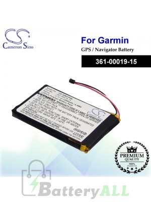 CS-IQN234SL For Garmin GPS Battery Model 361-00019-15