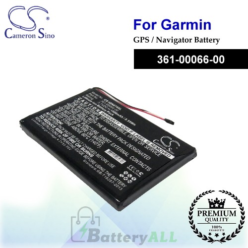 CS-IQN279SL For Garmin GPS Battery Model 361-00066-00
