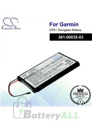 CS-IQN295SL For Garmin GPS Battery Model 361-00035-03