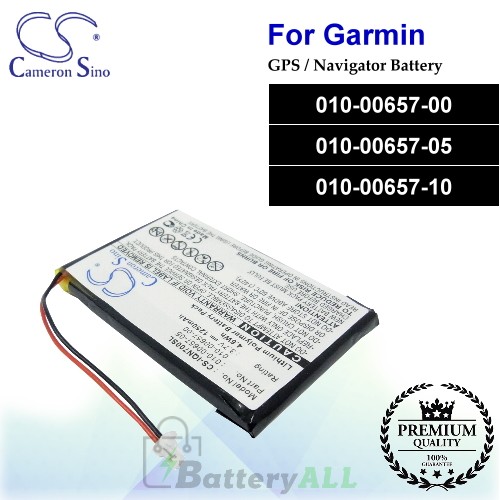CS-IQN700SL For Garmin GPS Battery Model 010-00657-00 / 010-00657-05 / 010-00657-10