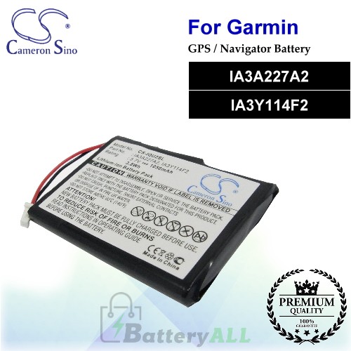 CS-IQU2SL For Garmin GPS Battery Model IA3A227A2 / IA3Y114F2