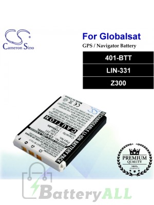 CS-BT359SL For Globalsat GPS Battery Model 401-BTT / LIN-331 / Z300