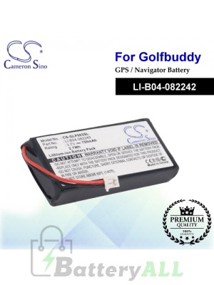 CS-GLF003SL For Golf Buddy GPS Battery Model LI-B04-082242