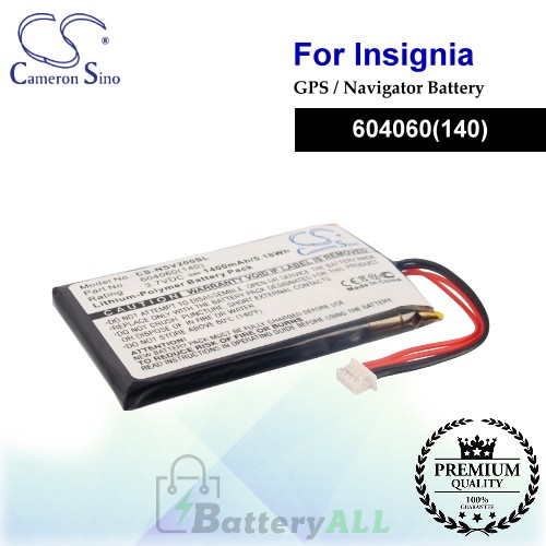 CS-NSV200SL For Insignia GPS Battery Fit Model NS-NCV20