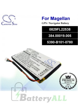 CS-MR1400SL For Magellan GPS Battery Model 0829FL22538 / 384.00019.005 / 5390-B101-0780