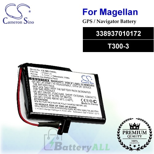 CS-MR1700SL For Magellan GPS Battery Model 2793801J3