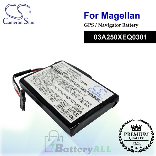CS-MR5045SL For Magellan GPS Battery Model 03A250XEQ0301
