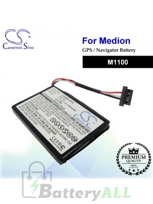 CS-MD420SL For Medion GPS Battery Model M1100