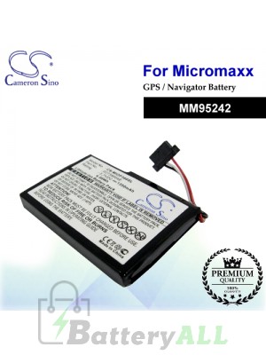 CS-MIOP360SL For MICROMAXX GPS Battery Fit Model MM95242