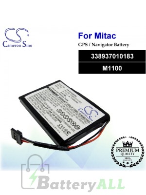 CS-MIV505SL For Mitac GPS Battery Model 338937010183 / M1100