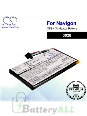 CS-NAV2100SL For Navigon GPS Battery Model 3028