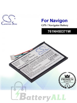 CS-NAV8110SL For Navigon GPS Battery Model 761NH50371W