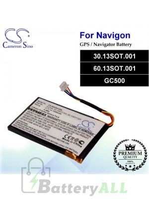 CS-NAV8410SL For Navigon GPS Battery Model 30.13SOT.001 / 60.13SOT.001 / GC500