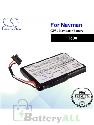 CS-ICF15SL For NAVMAN GPS Battery Model T300