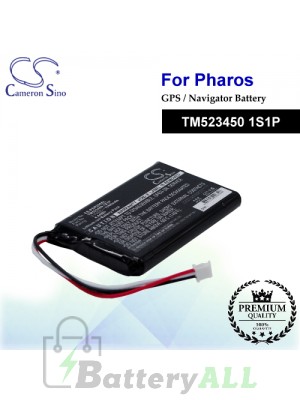 CS-PDR200SL For PHAROS GPS Battery Model TM523450 1S1P