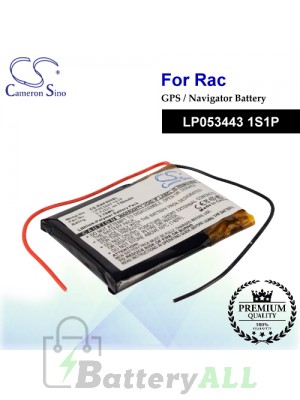 CS-RAF500SL For RAC GPS Battery Model LP053443 1S1P