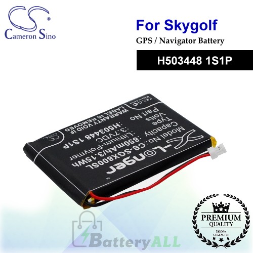 CS-SGX800SL For SkyGolf GPS Battery Model H503448 1S1P