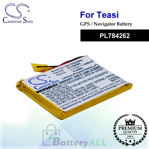 CS-TES200SL For TEASI GPS Battery Model PL784262
