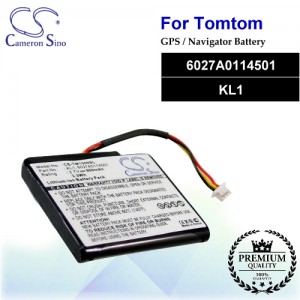 CS-TM1500SL For TomTom GPS Battery Model 6027A0114501 / KL1