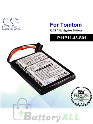 CS-TM550SL For TomTom GPS Battery Model P11P11-43-S01