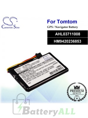 CS-TM950SL For TomTom GPS Battery Model AHL03711008 / HM9420236853