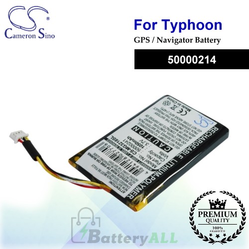 CS-MG3218SL For Typhoon GPS Battery Model 50000214