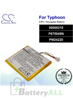 CS-MG420SL For Typhoon GPS Battery Model 50000215 / P675045N / PND4220