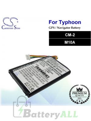 CS-MG4328SL For Typhoon GPS Battery Model CM-2 / M10A