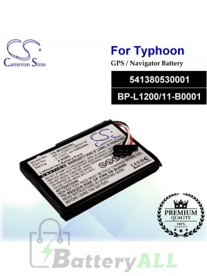CS-MG5000SL For Typhoon GPS Battery Model 541380530001 / BP-L1200/11-B0001
