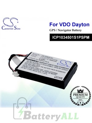 CS-VPN201SL For VDO Dayton GPS Battery Model ICP1034501S1PSPM