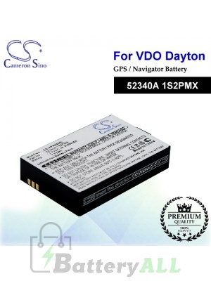 CS-VPN400SL For VDO Dayton GPS Battery Model 52340A 1S2PMX