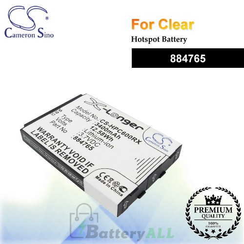 CS-HPC600RX For Clear Hotspot Battery Model 884765