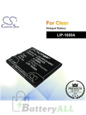 CS-HPC910RC For Clear Hotspot Battery Model LIP-1650A