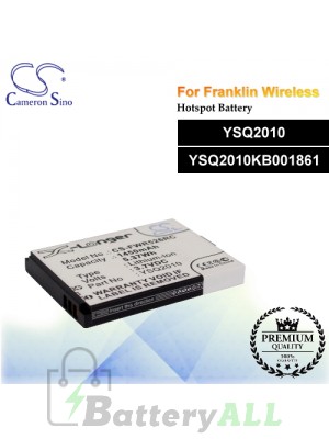 CS-FWR526RC For Franklin Wireless Hotspot Battery Model YSQ2010 / YSQ2010KB001861